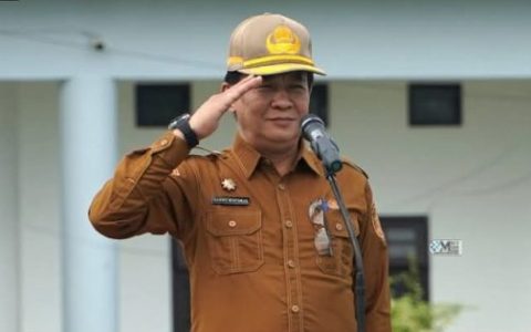 Pj Sekda Pimpin Apel Gabungan Lingkup Pemkab Murung Raya