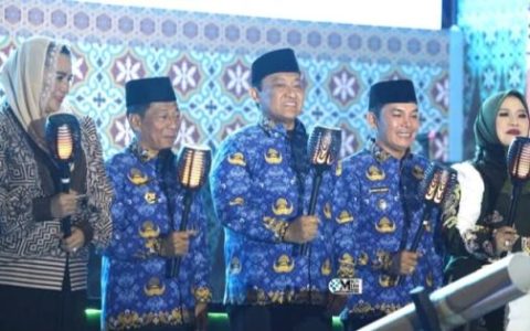 Pembukaan MTQ VIII KORPRI Tingkat Provinsi Kalteng Berlangsung Meriah di Puruk Cahu