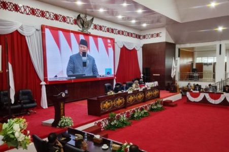 DPRD dan Pemkab Murung Raya Simak Pidato Kenegaraan Presiden RI