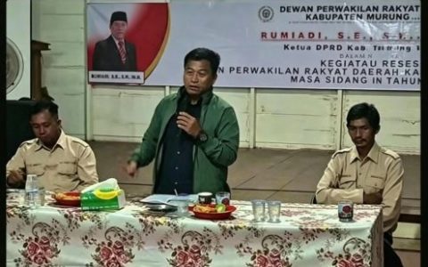 Reses di Desa Hingan Tokung, Ketua DPRD Murung Raya Tampung Aspirasi Warga