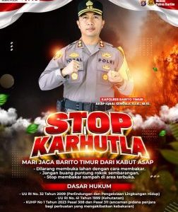 Polres Bartim Gencarkan Kampanye STOP KARHUTLA