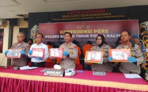 Tiga Kasus Narkoba Terungkap Sepanjang September di Bartim