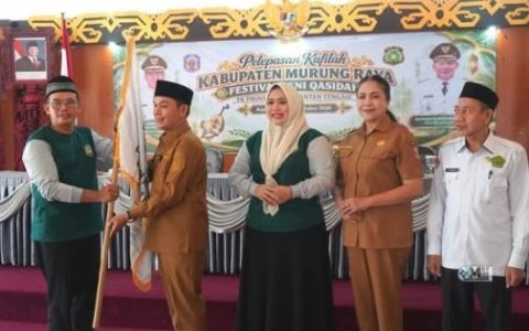 Rahmanto Lepas Kafilah FSQ Murung Raya, Targetkan Prestasi hingga Tingkat Nasional